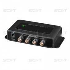 Усилитель-разветвитель видеосигнала HDCVI / TVI / AHD (1вх./4вых.) SC&T CD104HD