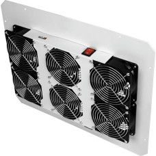 Панель вентиляционная с 6 вентиляторами TLK TLK-FAN6-BK